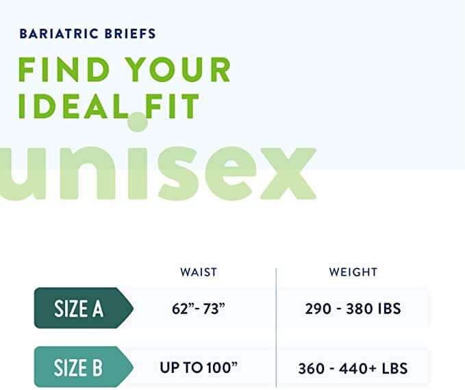 Prevail Bariatric Ultimate Absorbency Briefs, Size B Up to 100" WaistCount
