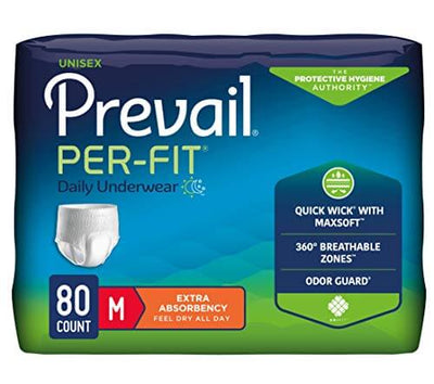 Prevail Per-Fit Extra Absorbency Incontinence Underwear, Medium