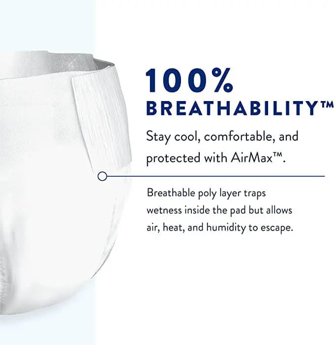 Prevail Air Plus Daily Briefs 100% Breathability and AirMax Technology, Size 2 Large, #PVBNG013CA