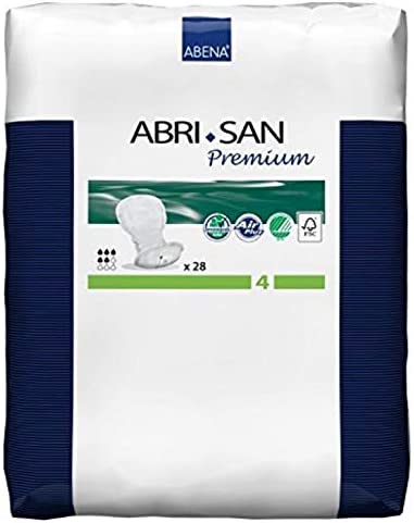 Abena Abri San 4 Premium Incontinence Pads (8" x 17")