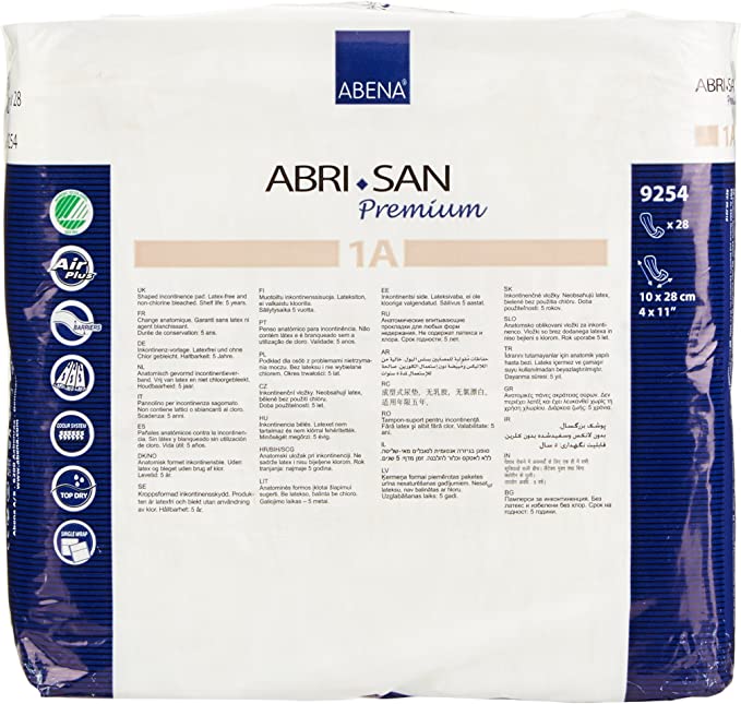 Abena Abri-San Premium Incontinence Pad, Size 1A