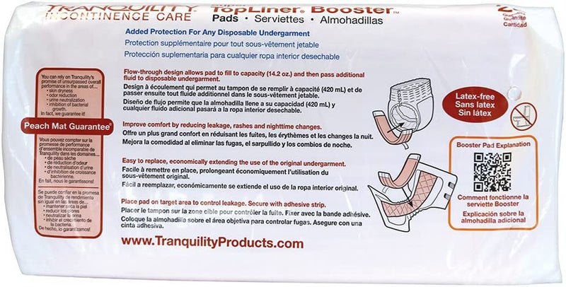 Tranquility TopLiner Super Booster Pad 15" L x 4-1/4" W