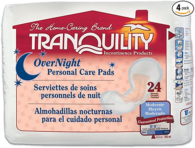 Tranquility Incontinence Personal Care Pads for Men or Women